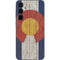 Colorado Flag Dark Wood Galaxy A55 5G Skin